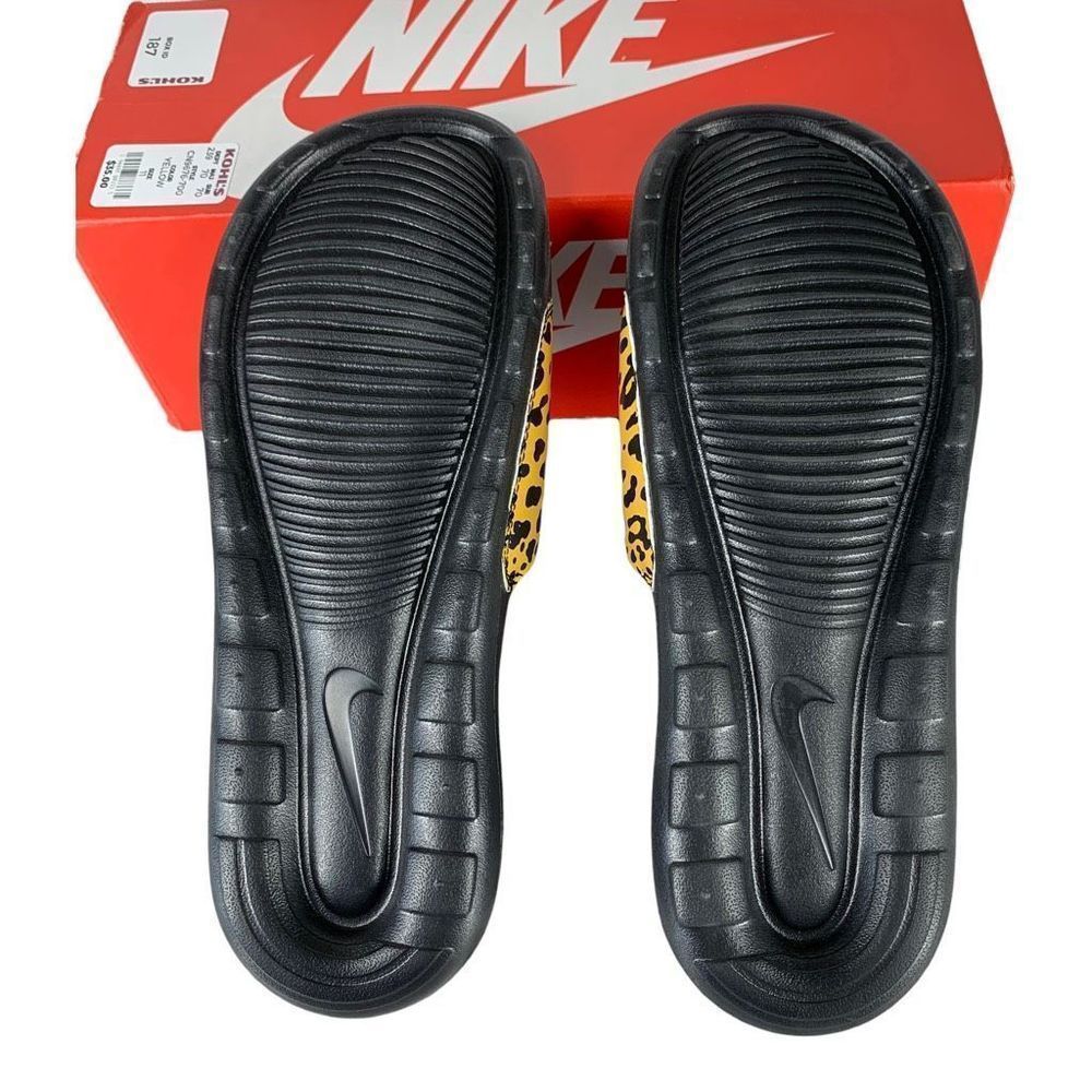Nike Victori One Slide Leopard Women 11  NWT - Picture 3 of 6